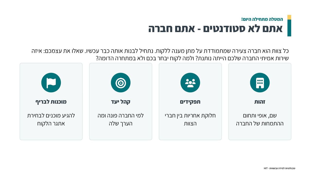 פתיחת קורס, שקף 20 מתוך 25