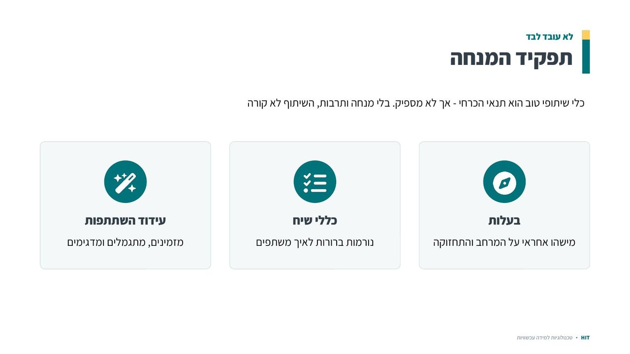 כלים שיתופיים ולמידה חברתית, שקף 15 מתוך 22