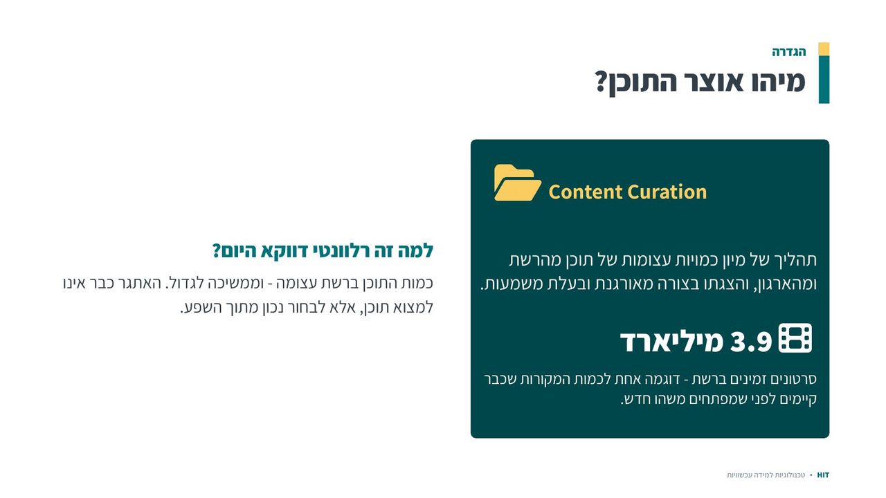 אוצרות תוכן, שקף 7 מתוך 21