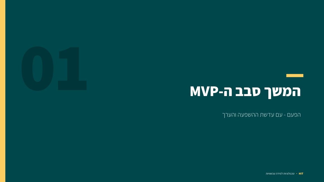הערכה ומדדים, שקף 17 מתוך 21