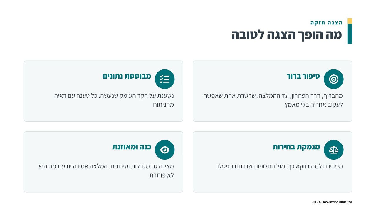 סיכום הקורס, שקף 6 מתוך 20